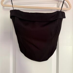 SHOWPO- Black Strapless Corset Top